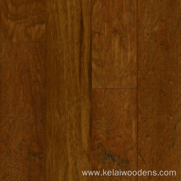 Hickory Distressed Solid Hardwood Floor